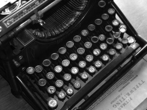 Old typewriter